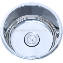 Utility Edelstahl Runde oder ovale Schüssel Waschbecken für Badezimmer und Toilette